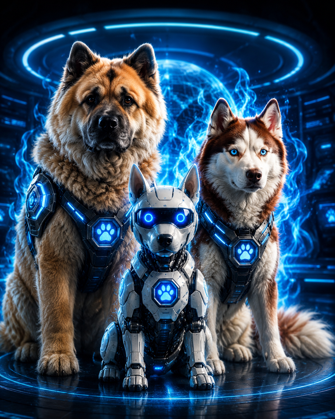 Bear, Cypher, and Azula, the CyberPUPS cyber safety team